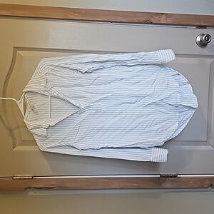 H & M size 6 long sleeve striped blouse
